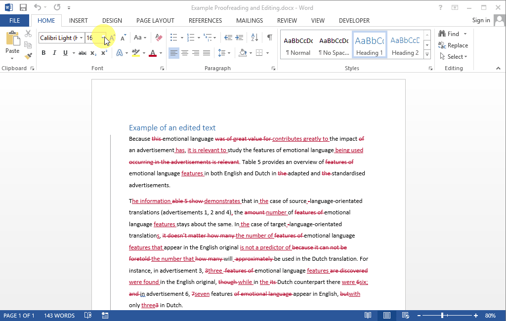 why does my word document look weird