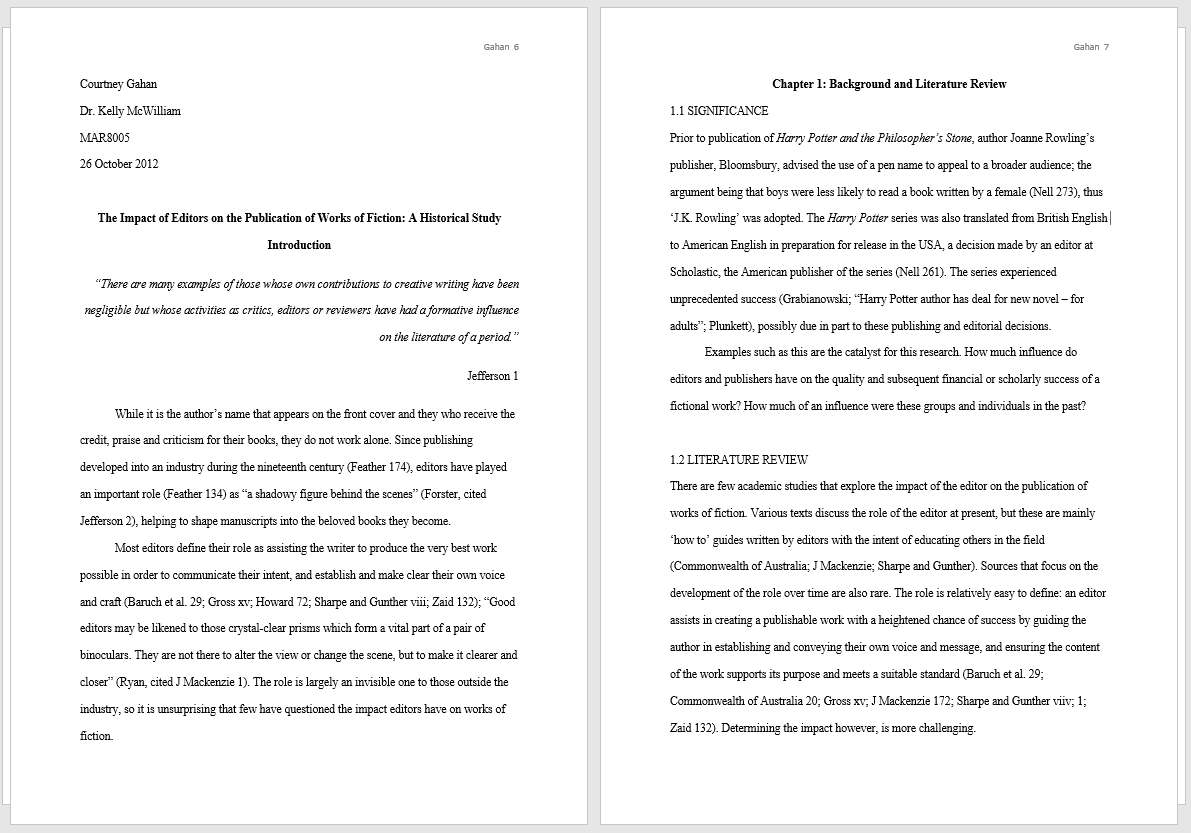 sample policy paper outline