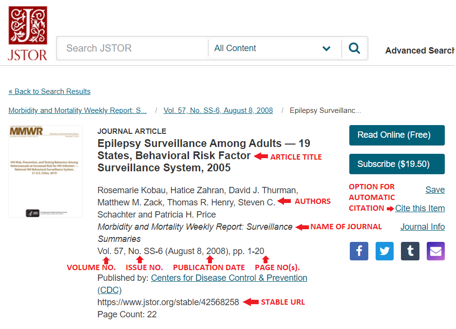 apa format to cite a journal article