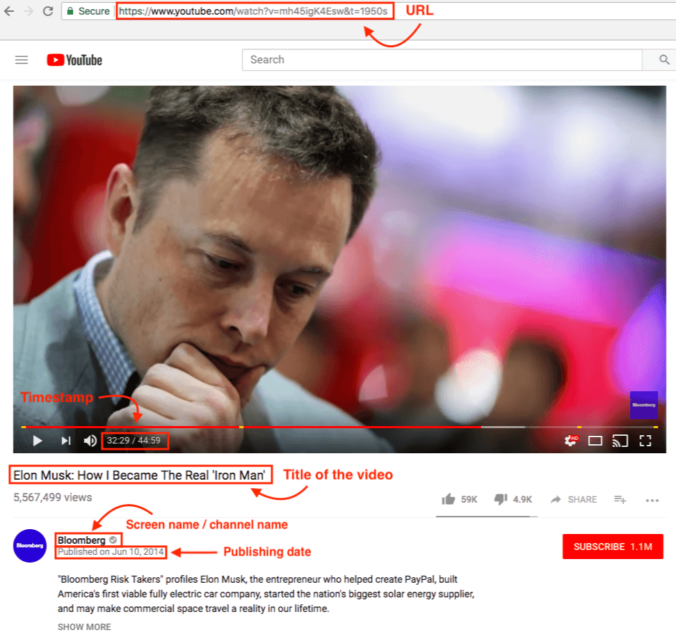 youtube apa citation how to cite a youtube video in apa style apa style creator