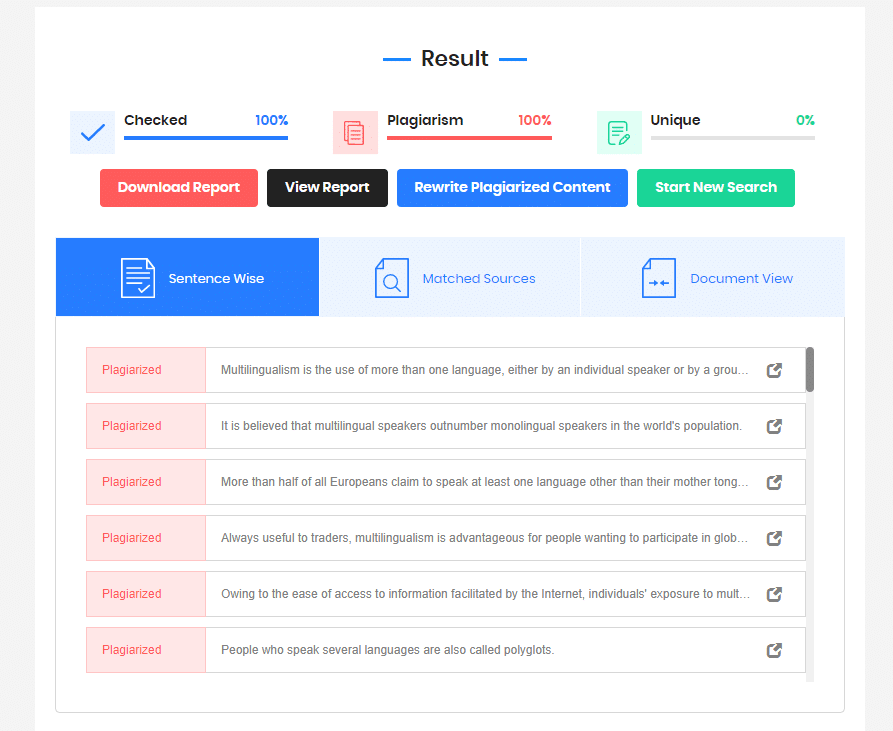 free check for plagiarism website