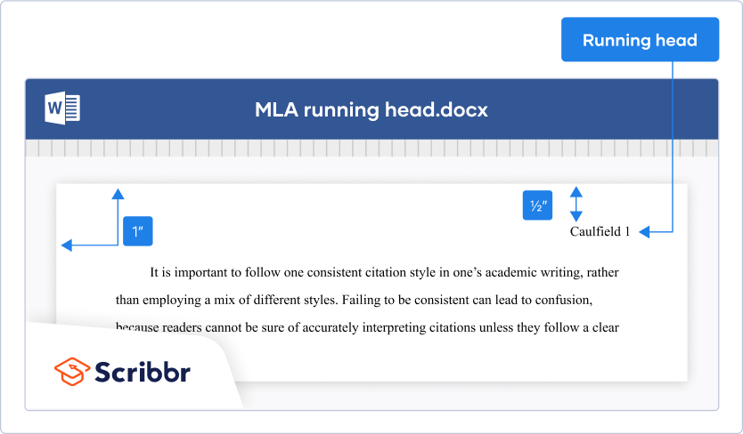 MLA running head