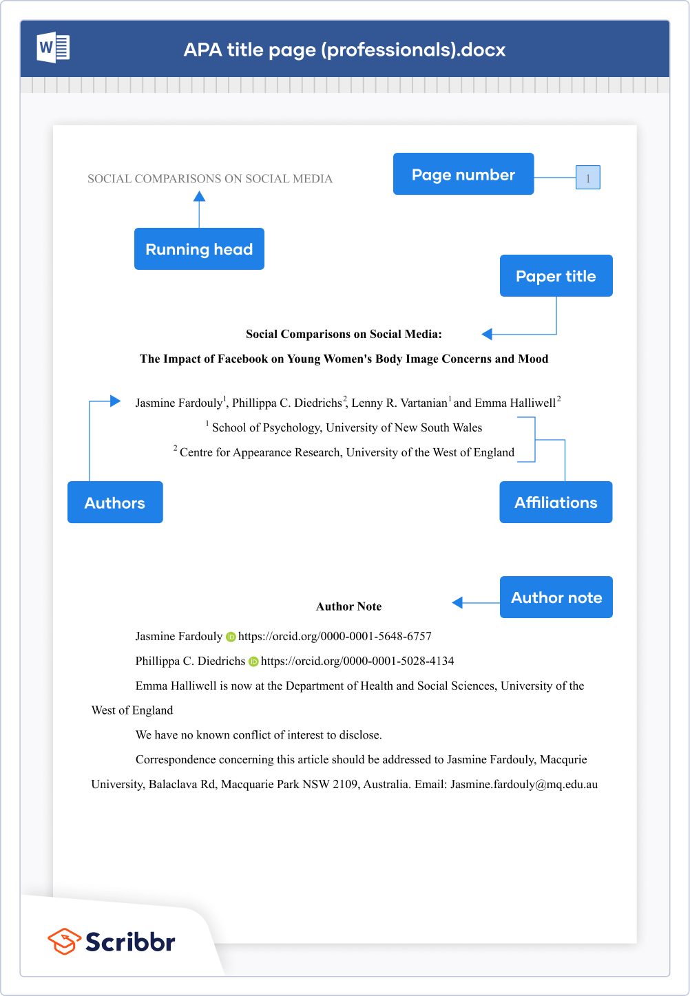 apa 7 research report example