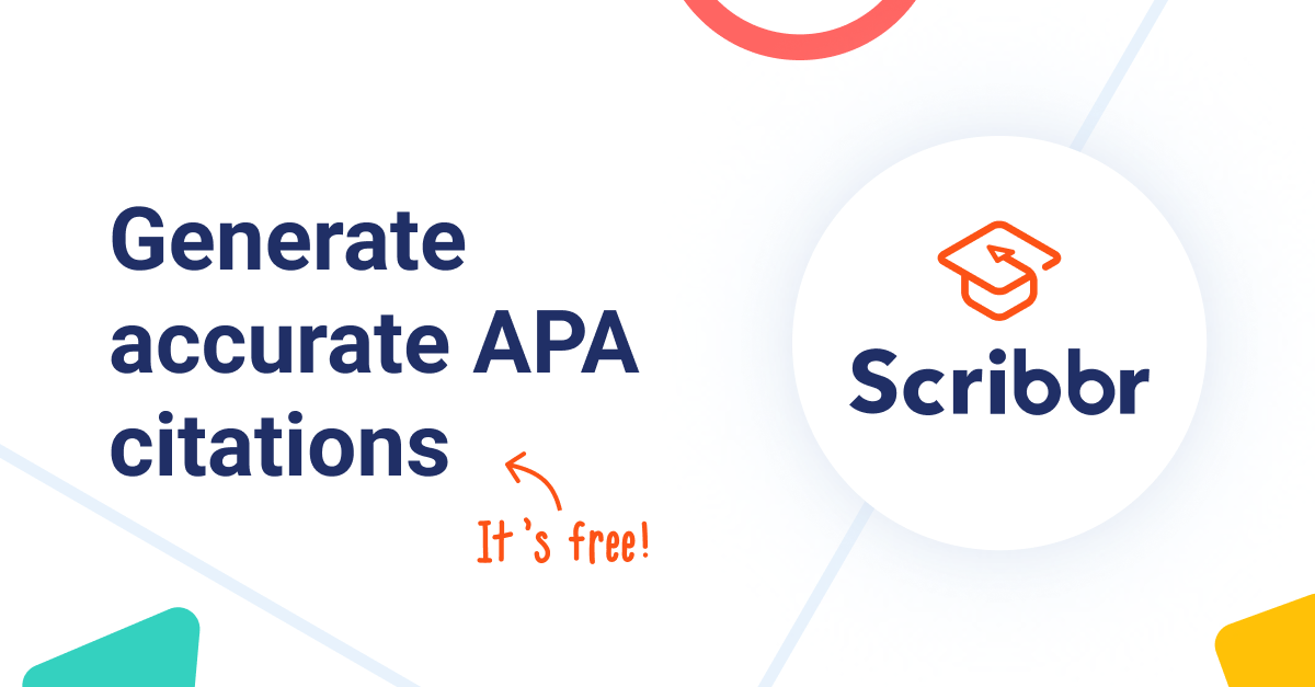 Mevrouw Geroosterd Zeggen Free APA Citation Generator | With APA Format Guide - Scribbr