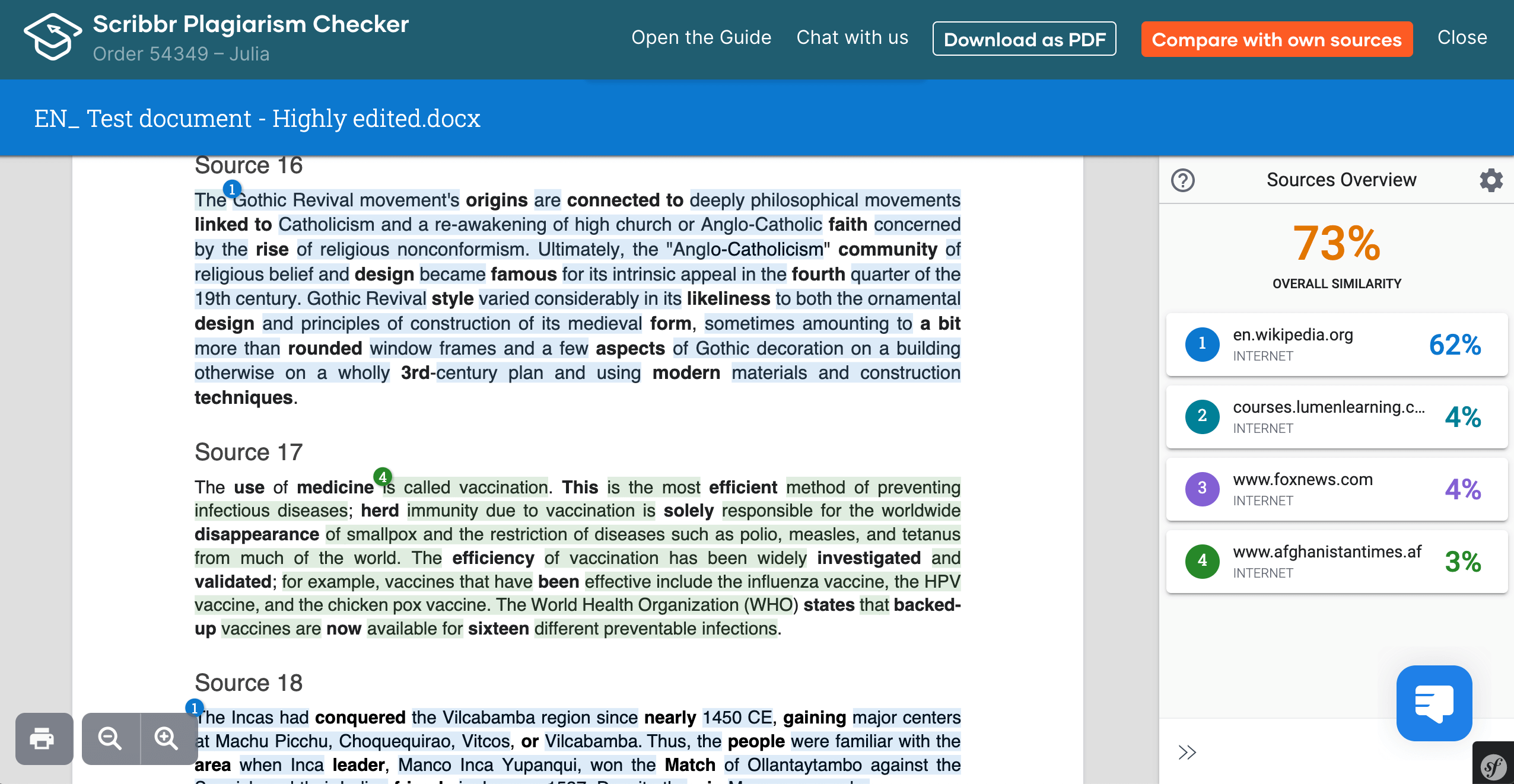 Scribbr Plagiarism Checker