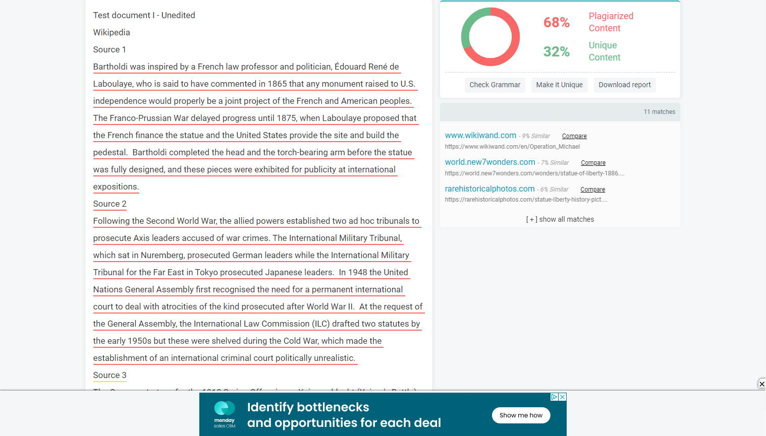 thesis check for plagiarism prepost