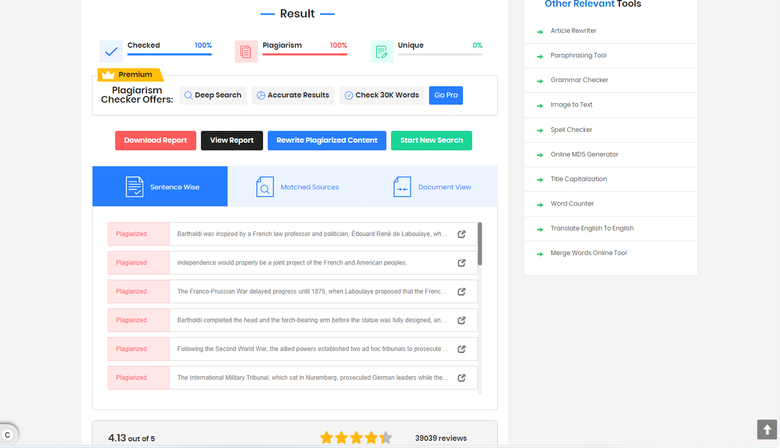 How to use free Plagiarism Checker add-in for Word