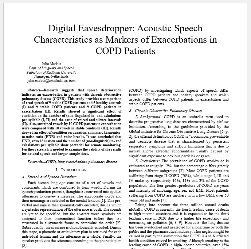 IEEE example paper
