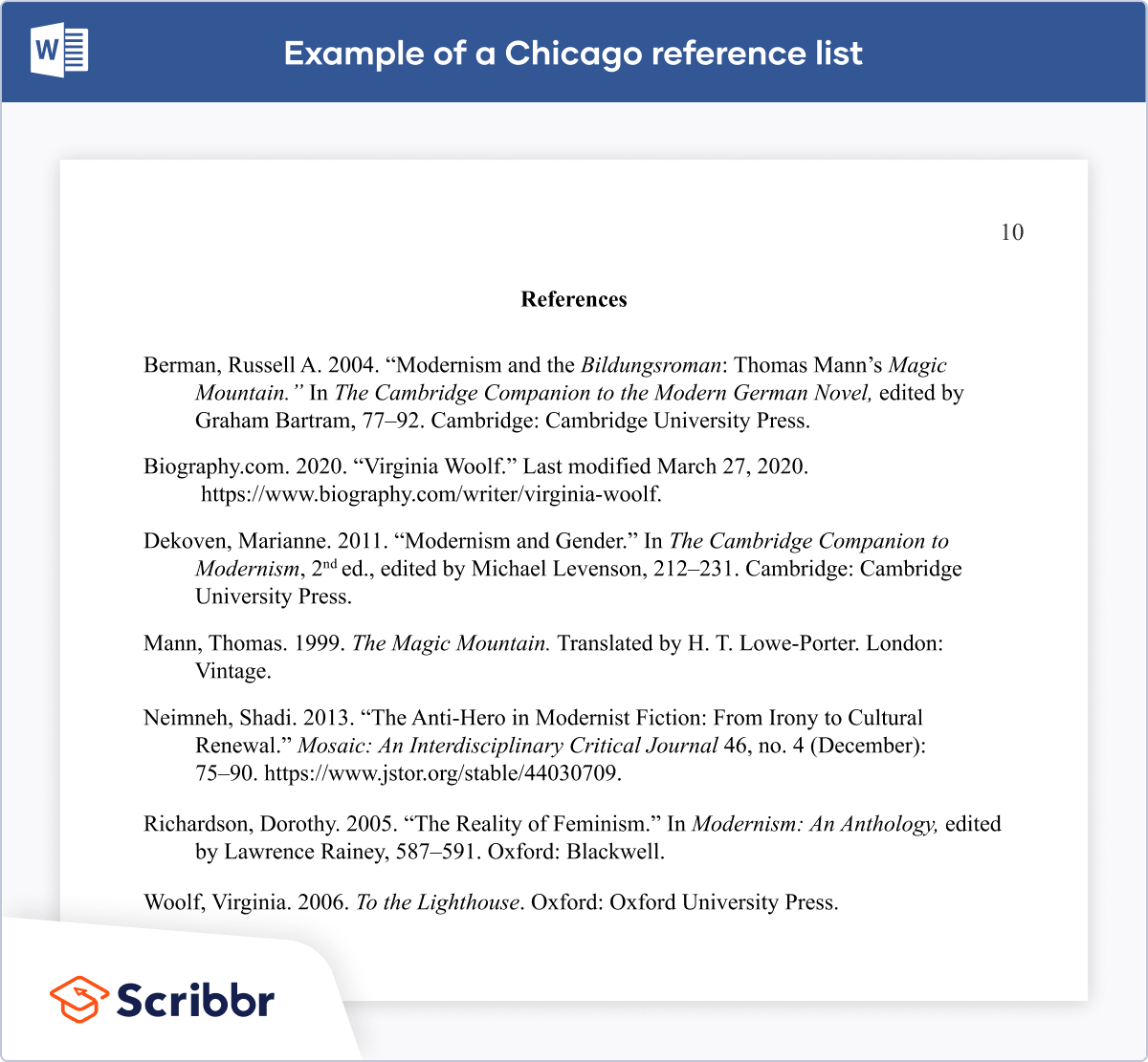 how to do bibliography for chicago style