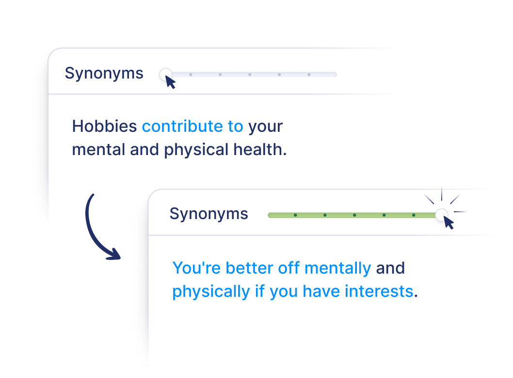 Paraphrasing Meaning