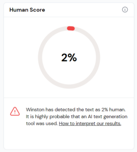 online writing tool Winston AI
