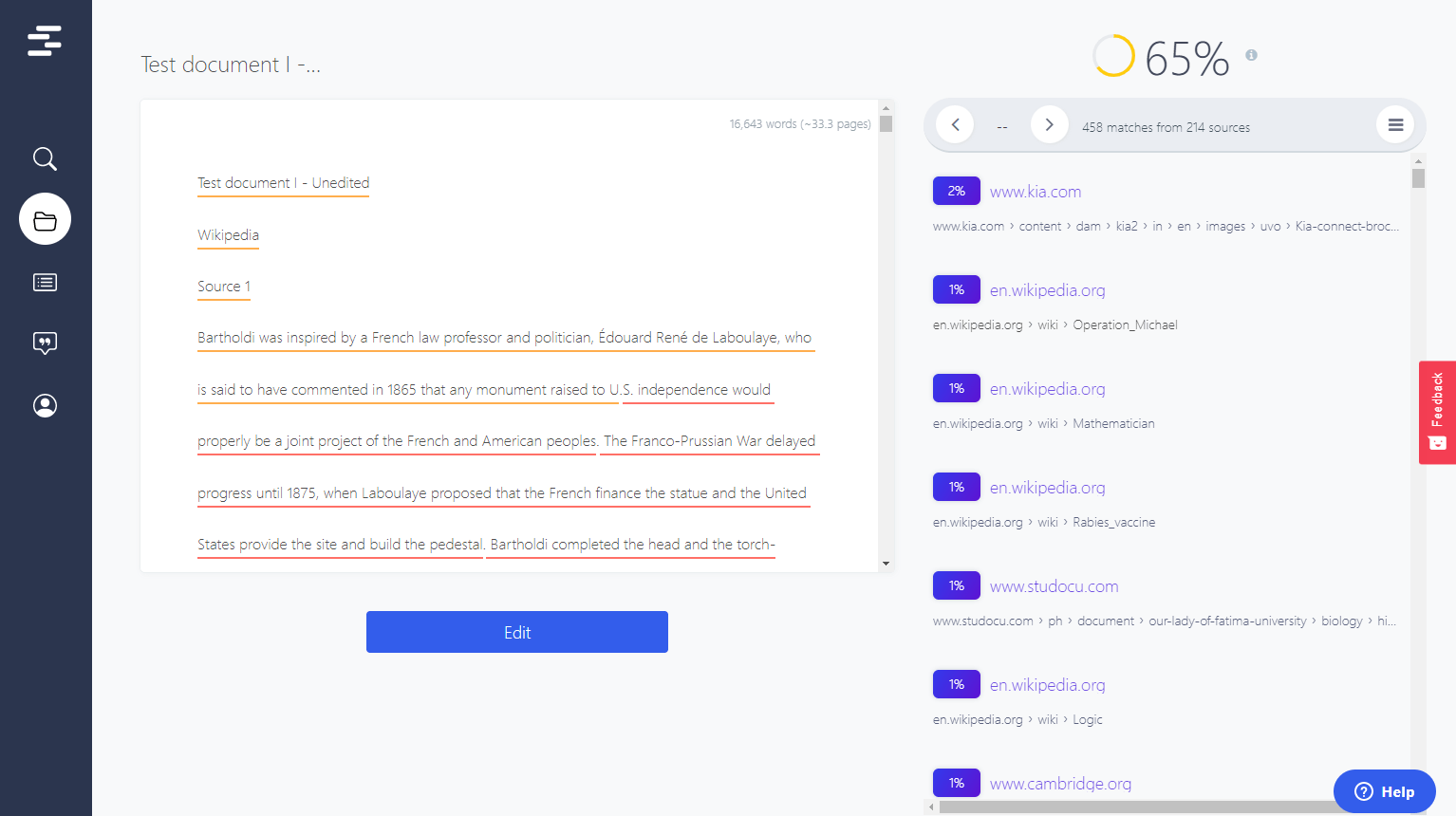 best plagiarism checker for research paper QueText