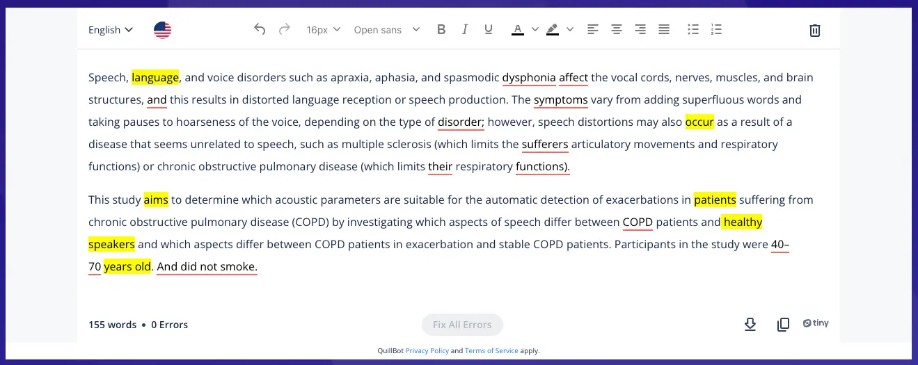 spinbot grammar checker example