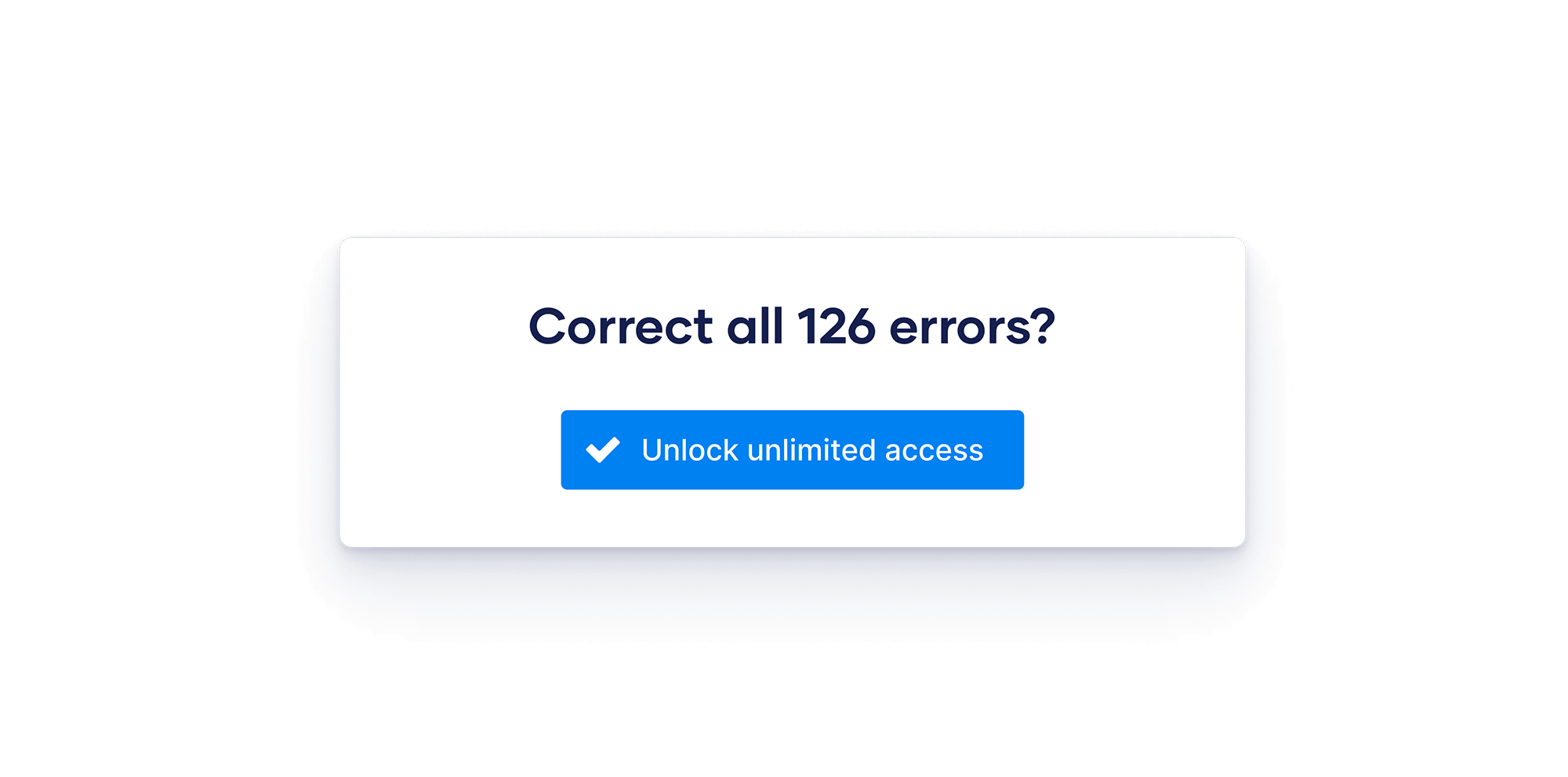 Review all corrections in detail by unlocking unlimited access