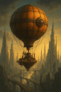 AI-generated image of a hot air balloon by ChatGPT