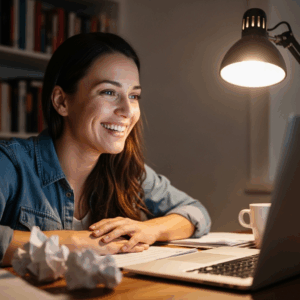 ai-generated-happy-writer